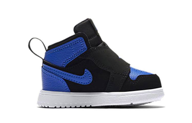 Кроссовки Jordan Air Jordan 1 (синие) — Чёрный / синий — фото 3