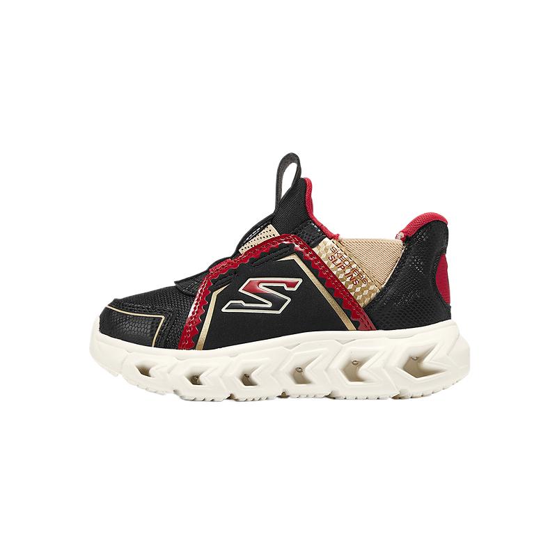Детские кроссовки Skechers (черно-красные)