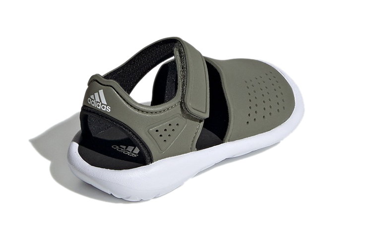 Детская обувь adidas Fortaswim (синяя) — фото 5