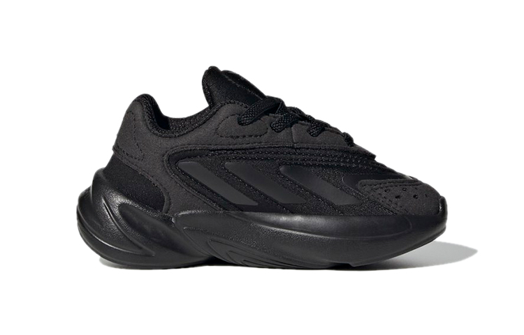 Детские кроссовки adidas Ozelia (черные) — Чёрный — фото 4
