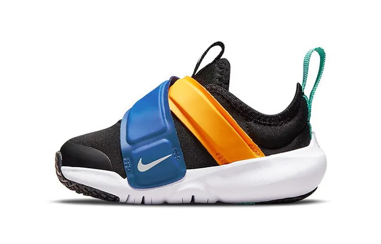 Nike Flex Advance BT Casual Low top Running Shoes Black Blue Yellow Multicolor Infant And Toddler