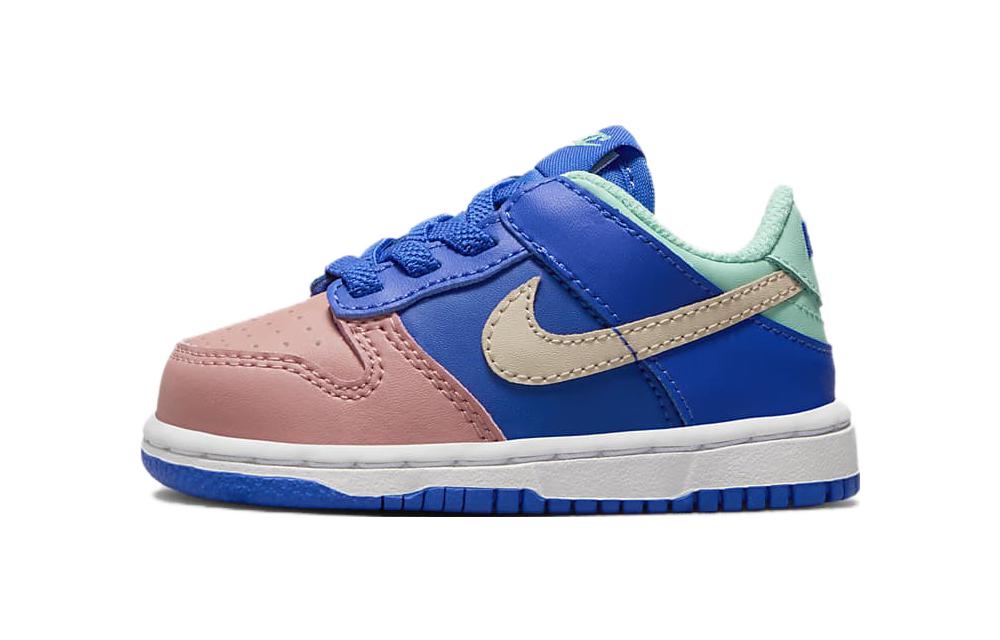 Детские кроссовки Nike Dunk (сине-розовые)