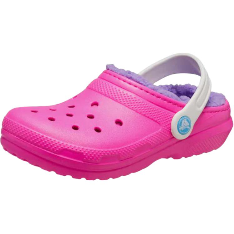 Детские сабо Crocs Classic Lined (розовые)