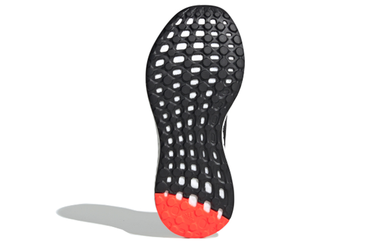 Детские кроссовки adidas Senseboost Go J (серо-черно-красный) — фото 6