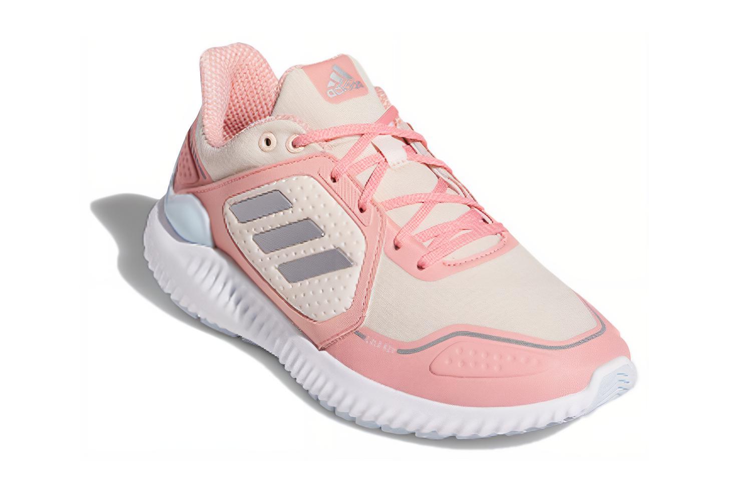 Детские кроссовки adidas Climawarm Bounce J (розово-белые с серебристым) — Розовый / белый / серебристый — фото 5