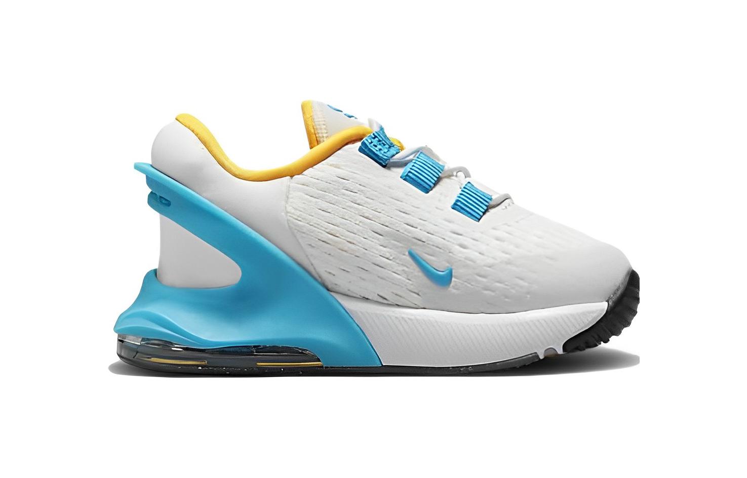 Кроссовки Nike Air Max 270 Go TD (бело-синие) — фото 3