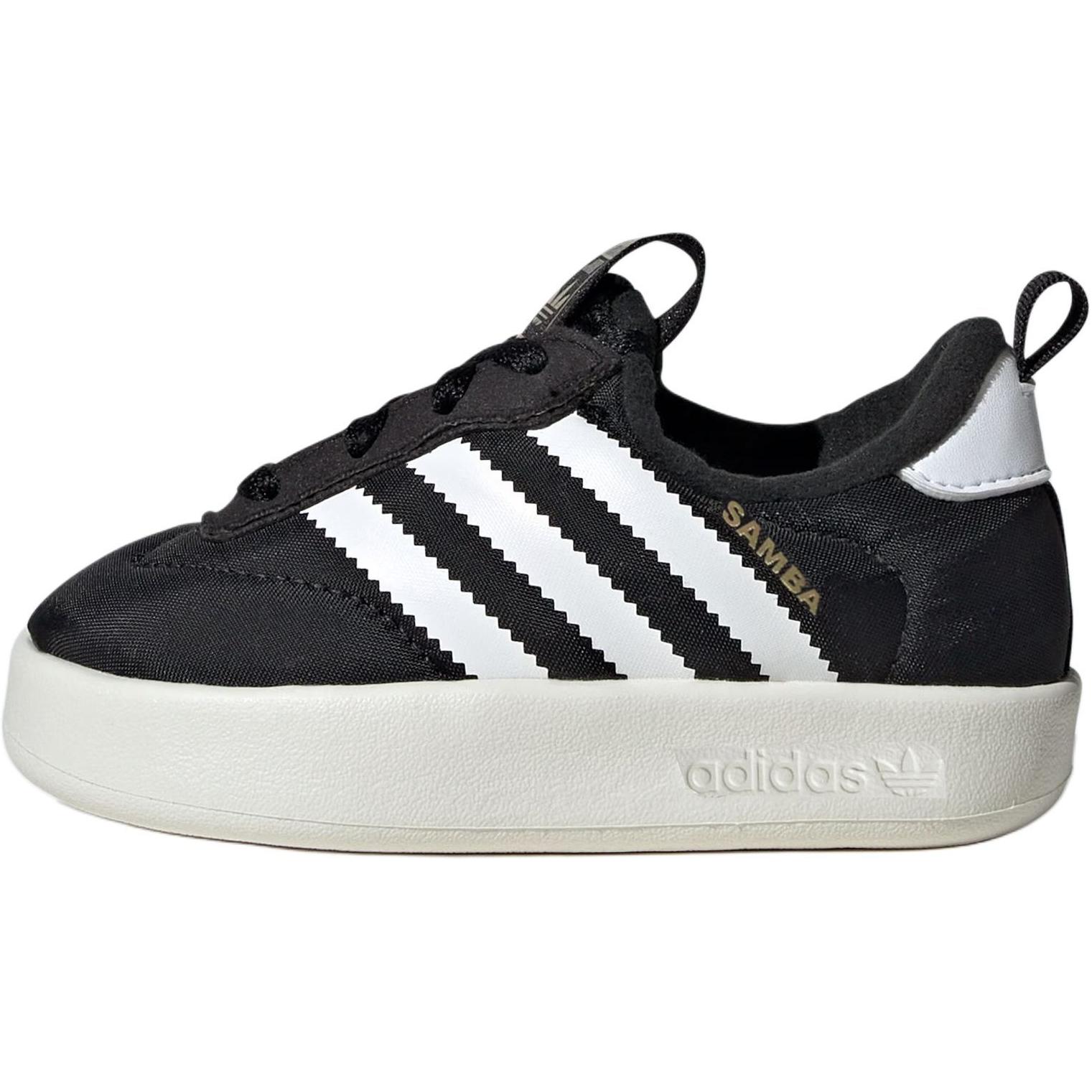 Детские кеды adidas originals Samba Home Shoes (черные)
