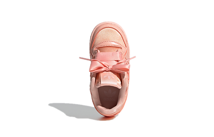 Детские кроссовки adidas originals FORUM Satin Low I (розовый) — фото 7