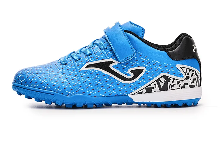 Joma Homer Abrasion Resistant Breathable Low top Kids' Soccer Shoes Blue Black Kids'