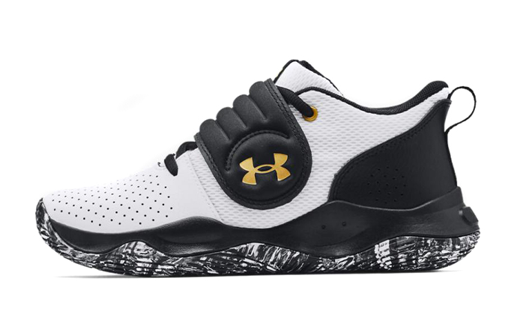 Детские кроссовки Under Armour (черно-белые)
