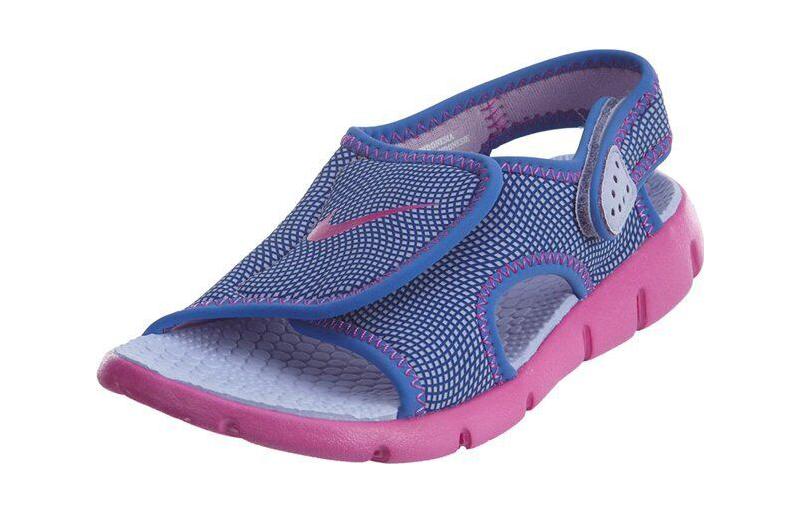 Детские сандалии Nike Sunray Adjust 4 (фиолетовые) — Фиолетовый — фото 3