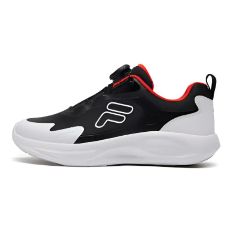 FILA KIDS Slip Resistant Abrasion Resistant Low top Kids' Training Shoes Black White