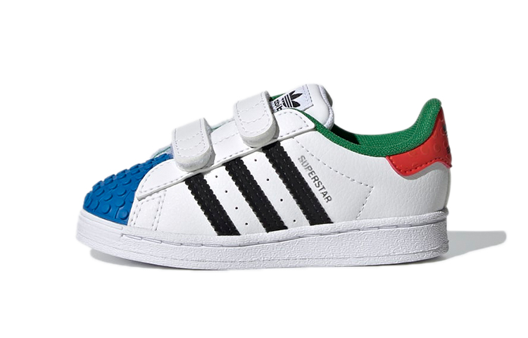 Детские кеды LEGO x adidas originals SUPERSTAR CF (мультиколор)