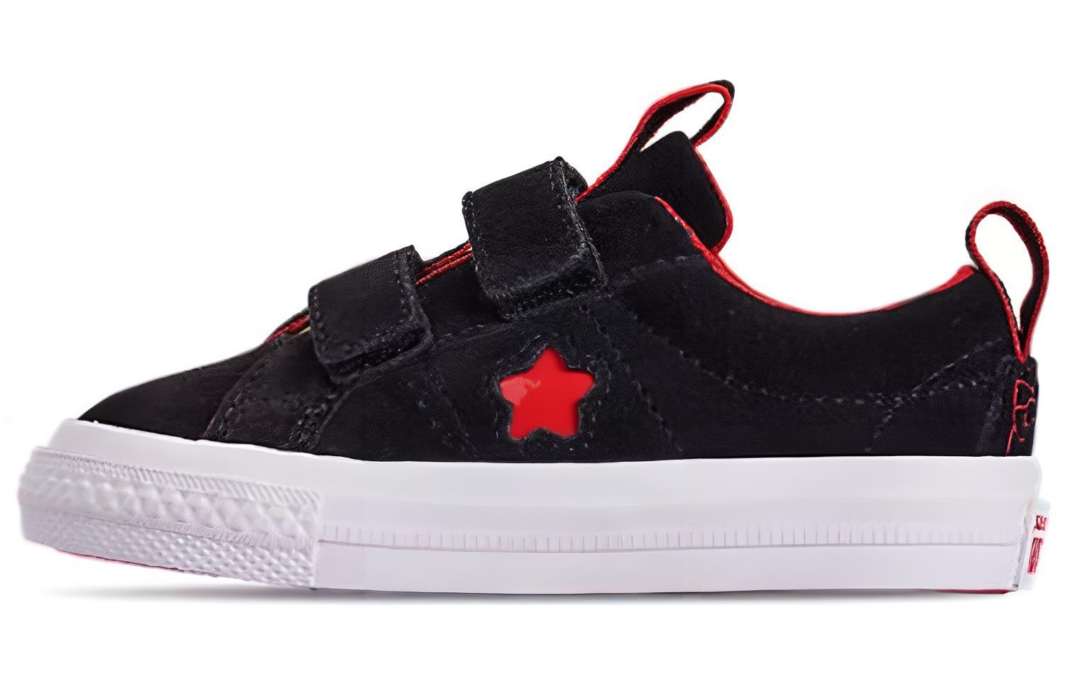 кеды Converse One Star (черно-красные)