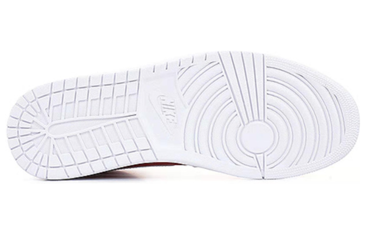 Кроссовки Jordan JordanAir Jordan 1 Mid GS (красно-белые) — Красный / белый — фото 6