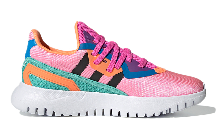 Детские кроссовки adidas originals Flex (розово-синие) — фото 3