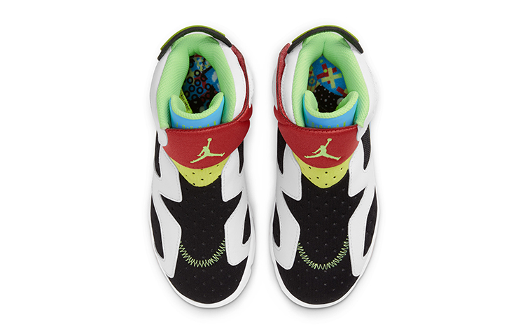 Кеды Jordan Air Jordan 6 (бело-красно-синие) — фото 5