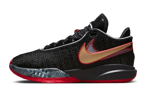 Nike LeBron 20 Black University Red GS