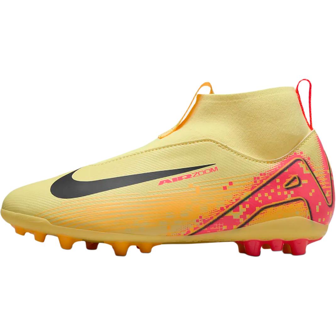 Детские кроссовки Nike Mercurial Superfly 10 Academy (желтые)