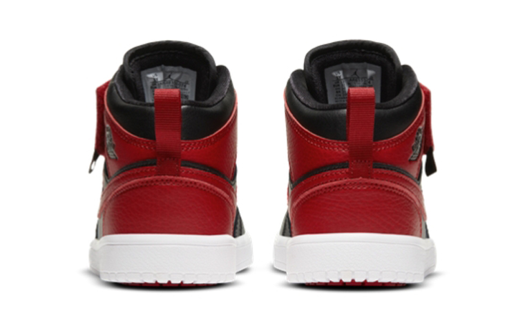 Кеды Jordan Air Jordan 1 mid alt (черно-красные) — фото 7