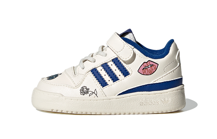 Детская обувь adidas adidas originals FORUM Low El I (бело-синие)