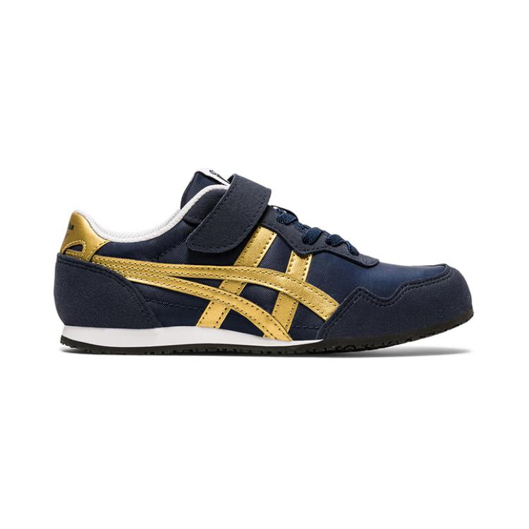 Детские кроссовки Onitsuka Tiger Serrano (темно-синие) — фото 4