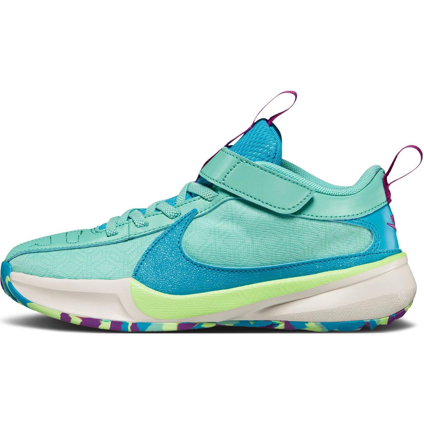 Детские кроссовки Nike Nike Freak 5 (бирюзово-синие)