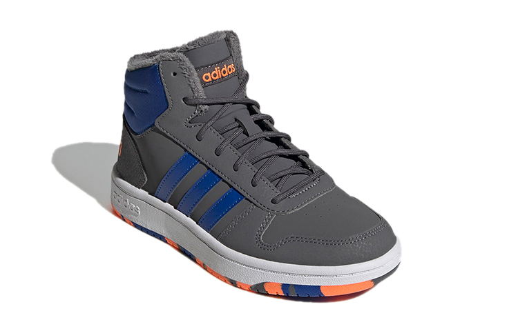 детские кроссовки adidas neo Hoops Mid 2.0 (серый) — фото 4