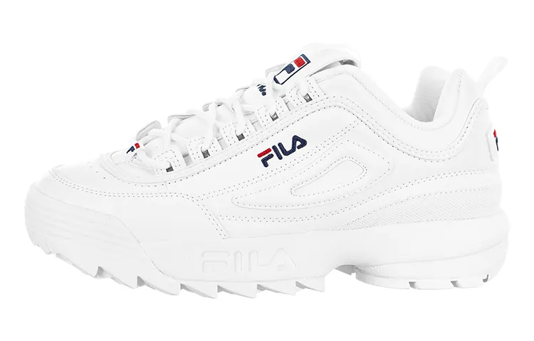 FILA KIDS Disruptor Disruptor wear-resistant low-top children's casual shoes white children's style
