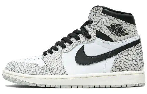 Jordan 1 Retro High OG 'White Cement' GS
