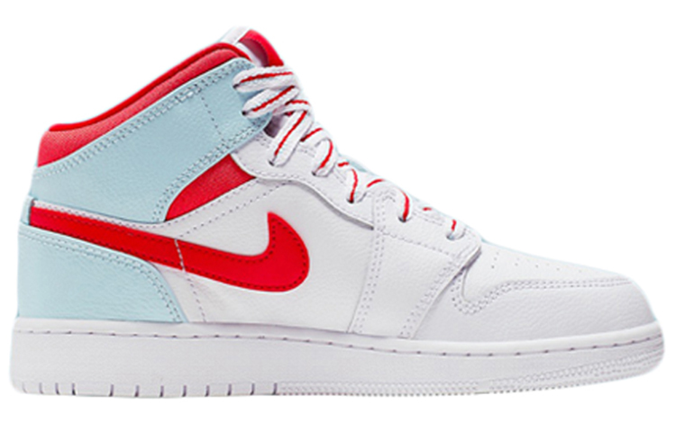 Женские кроссовки Jordan JordanAir Jordan 1 Mid (белый) — фото 4