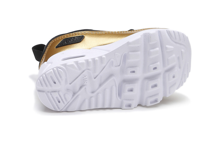 Детские кроссовки Nike Air Max Tiny 90 (черно-золотой) — фото 5
