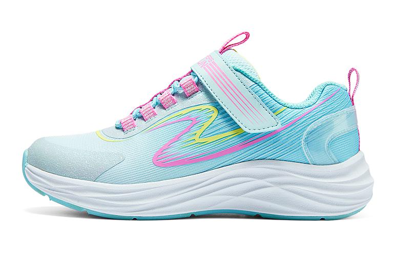 Детские кроссовки Skechers На липучке (синие)