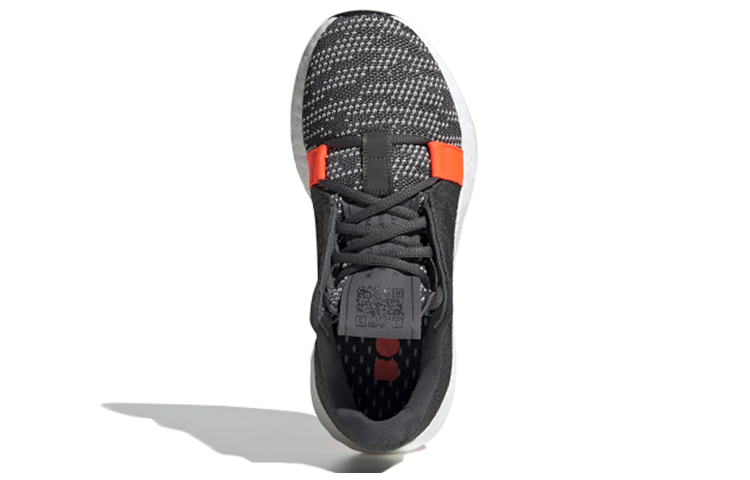 Детские кроссовки adidas Senseboost Go J (серо-черно-красный) — фото 5