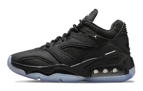 Jordan Point Lane Mid top Basketball Shoes Black Blue Unisex