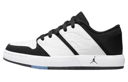 Jordan NU Retro 1 Low White Black GS