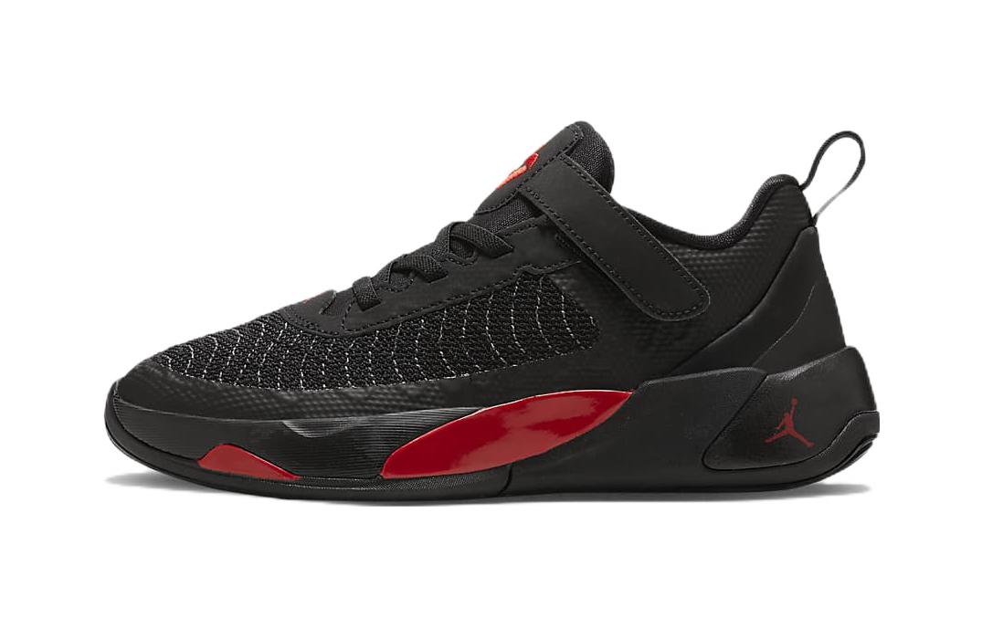 Детские кроссовки Jordan Luka 1 PF (черно-красные)