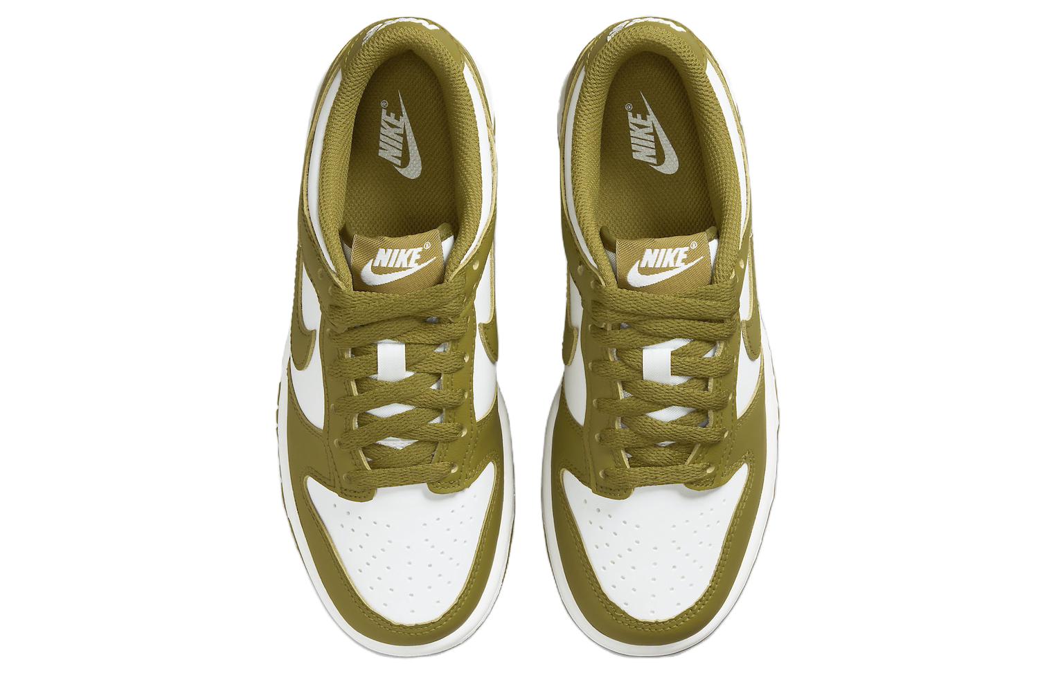 Кроссовки Nike Dunk GS (бело-зеленые) — Белыйзелёный — фото 4