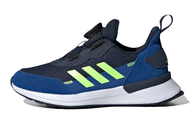 Детские кроссовки adidas Rapidarun Boa K (сине-зеленые)