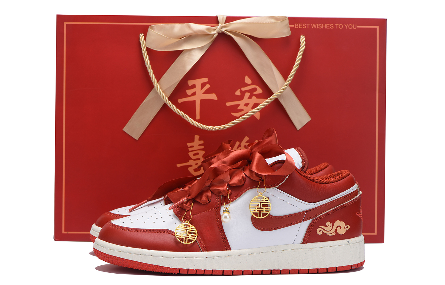 Jordan Air Jordan 1 Low top Vintage Basketball Shoes Women’s Red