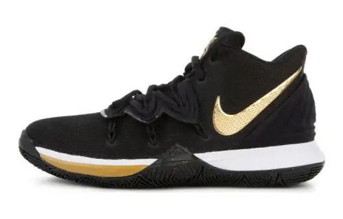 Nike Kyrie 5 Black Metallic Gold GS