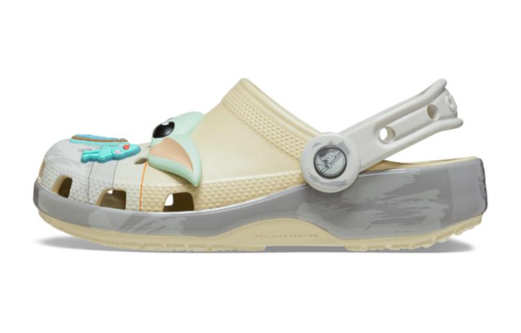 Тапочки Crocs Grogu (бежевые)