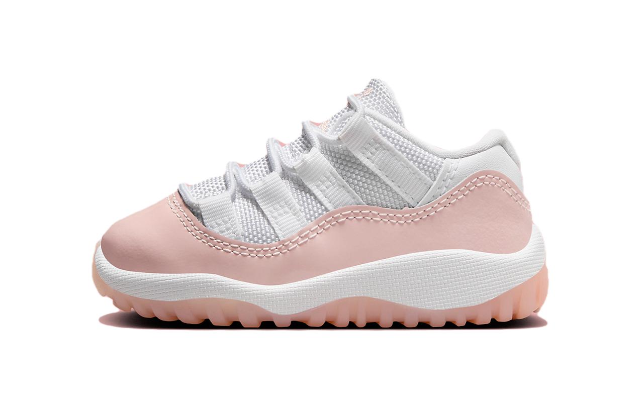 Кроссовки Jordan Air Jordan 11 Low “Legend Pink”TD (бело-розовые)