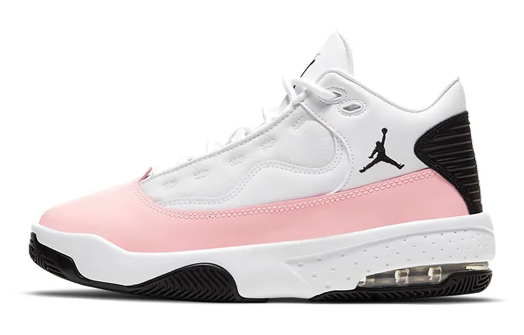 Jordan Max Aura 2 Synthetic Leather Slip Resistant Cushioning Abrasion Resistant Mid top Basketball Shoes