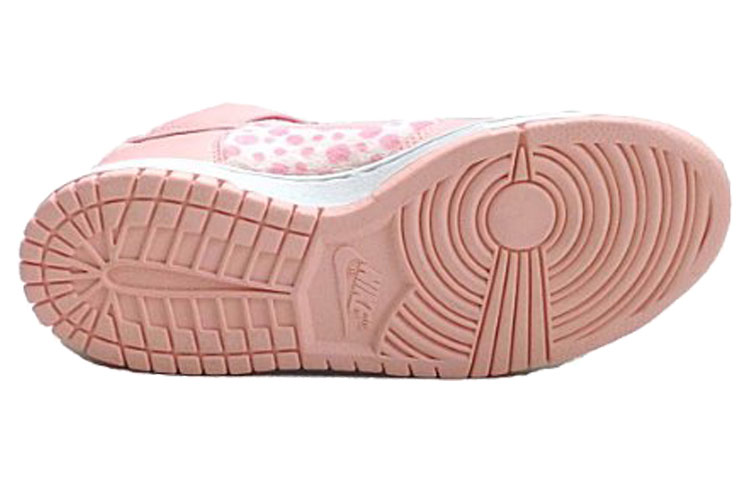 Кеды Nike Dunk GS (розово-белые) — Розовый / белый — фото 5