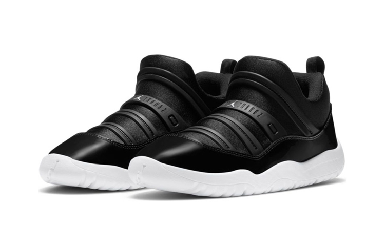 Кроссовки Jordan Air Jordan 11 Retro Little Flex BP (черный / белый) — Чёрный / белый — фото 2