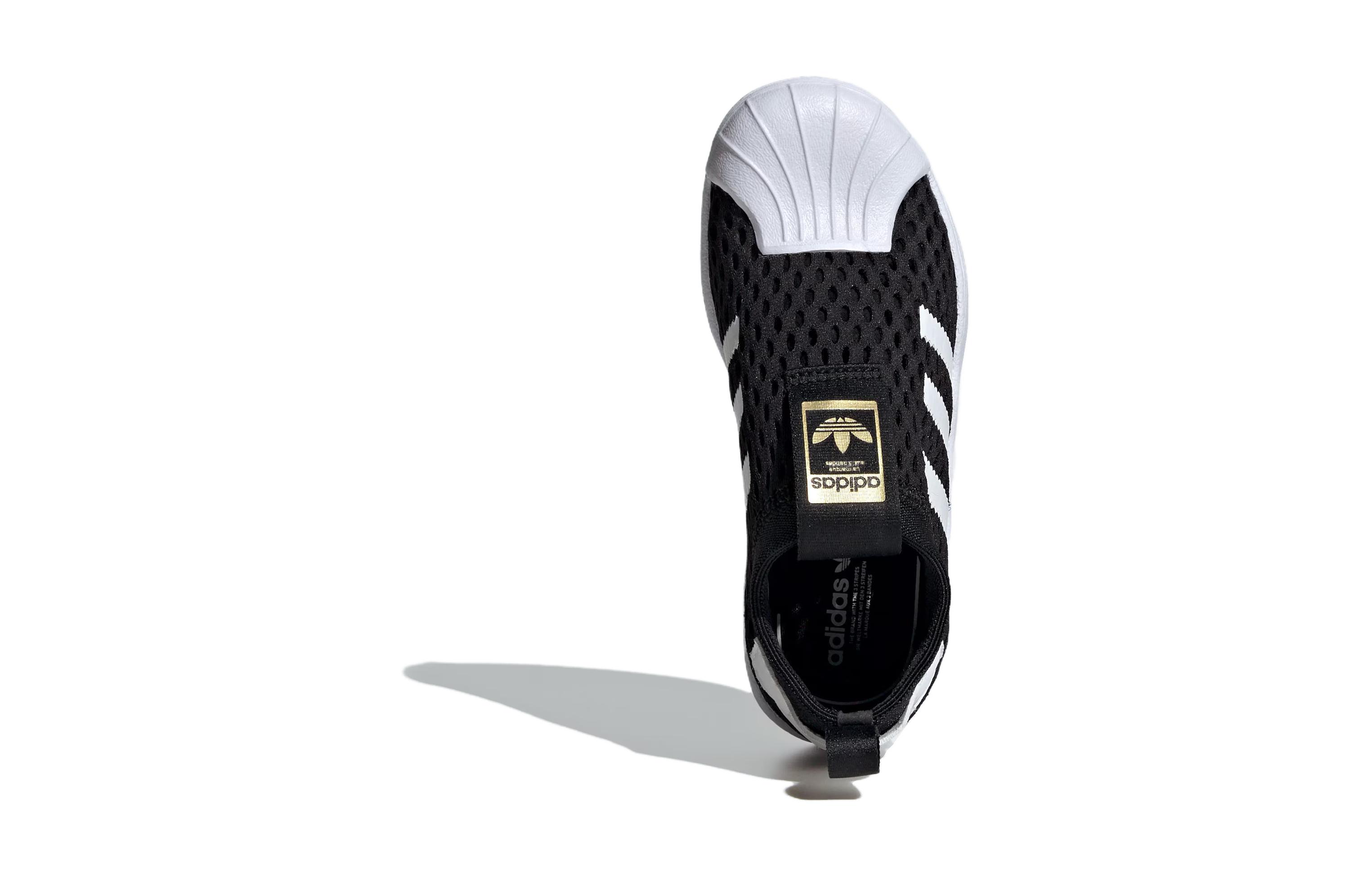 Детские кеды adidas originals superstar 360 2.0 (черно-белые) — фото 7