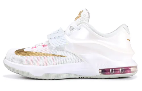 Nike KD 7 Aunt Pearl l Durant 7 actual GS low-top basketball shoes platinum same style for men and women