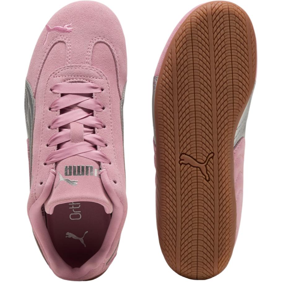 Детские кеды PUMA speedcat Metallic GS Poised Pink Silver (розовый) — фото 5