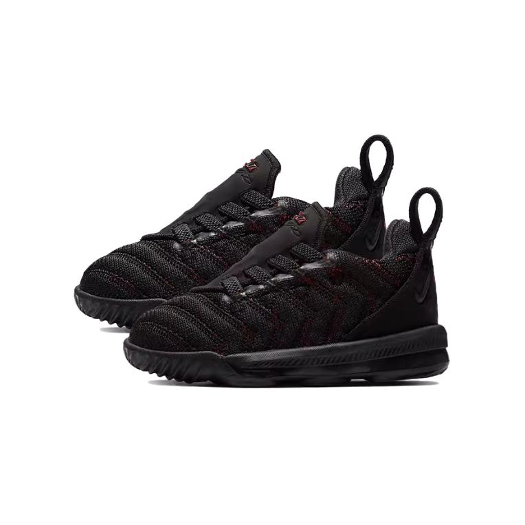 Детские кроссовки Nike Lebron 16 TD Fresh Bred (черный) — Чёрный — фото 4